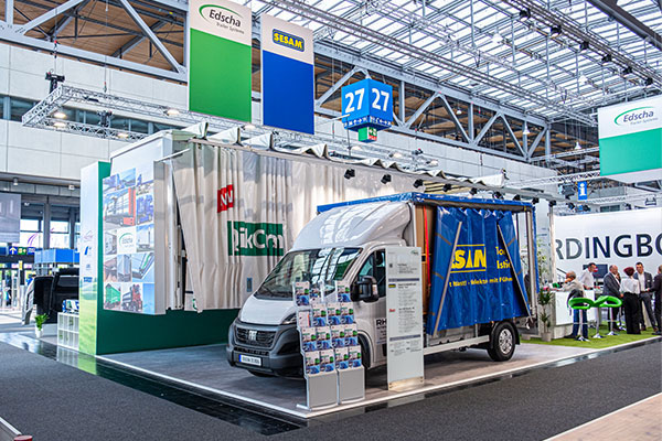 Messestand Edscha TS IAA Transportation 2024